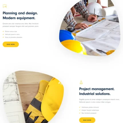 Construction Website Design with Free VPS Web Hosting