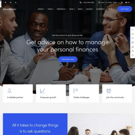 Consulting Website Design with Free VPS Web Hosting