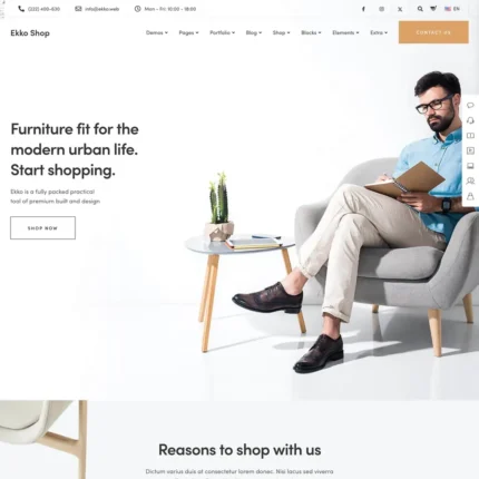 Furniture Website Design with Free VPS Web Hosting