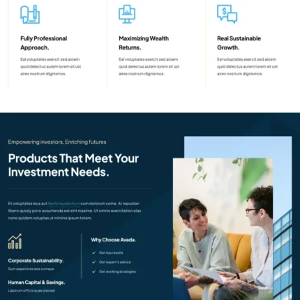 Investment Website Design with Free VPS Web Hosting