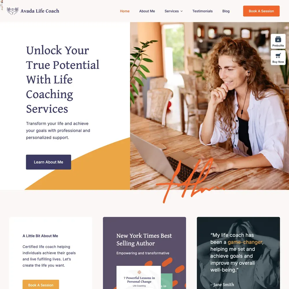 Life Coach Website Design with Free VPS Web Hosting Life Coach Website Design with Free VPS Web Hosting