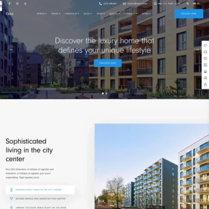 Real Property Website Design with Free VPS Web Hosting