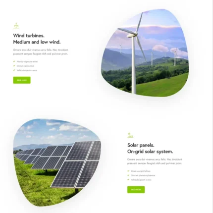 Renewable Energy Website Design with Free VPS Web Hosting