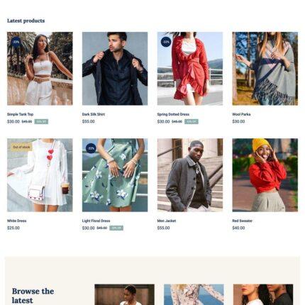 Retail Shop Website Design with Free VPS Web Hosting