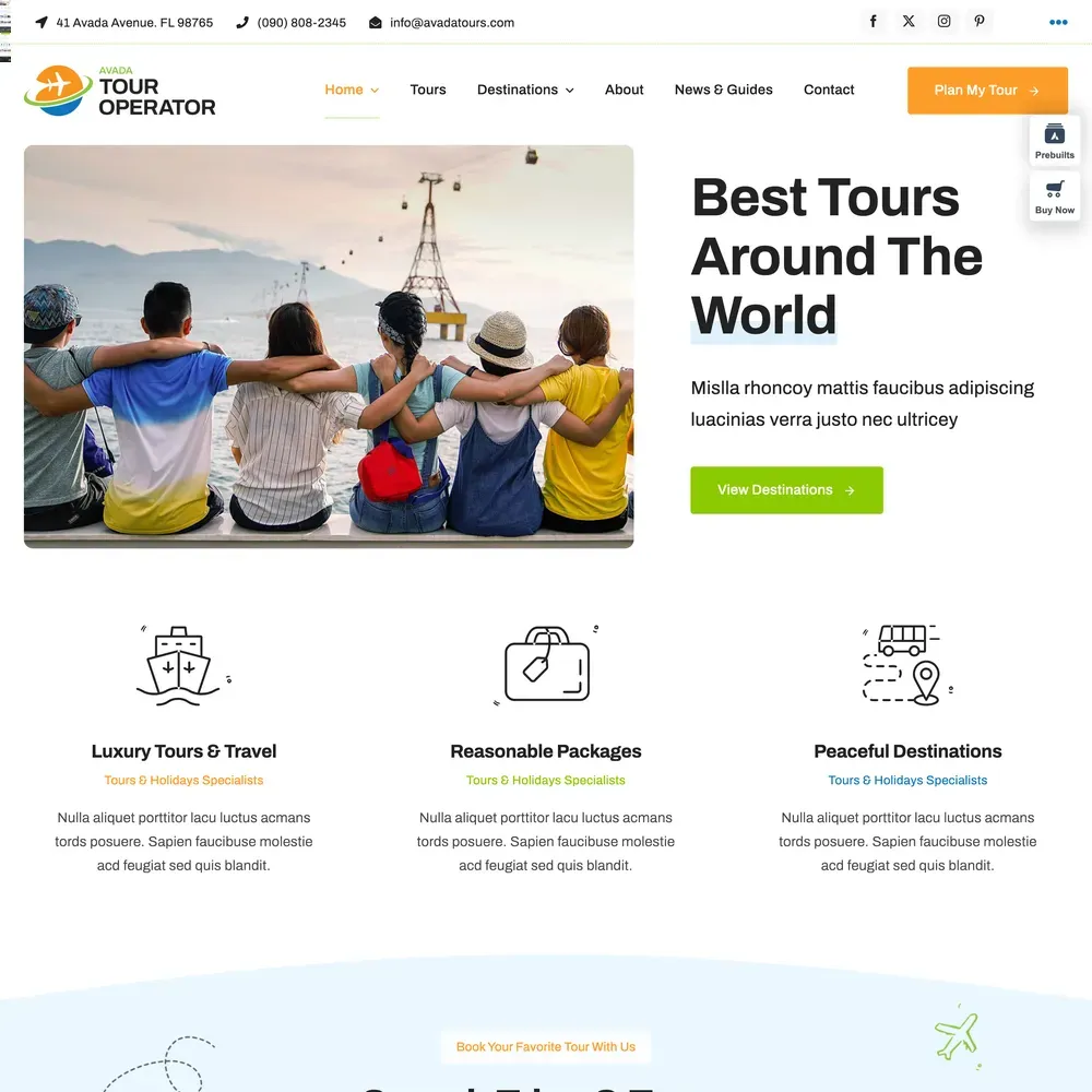 Tourism Agency Website Design with Free VPS Web Hosting (1) Tourism Agency Website Design with Free VPS Web Hosting