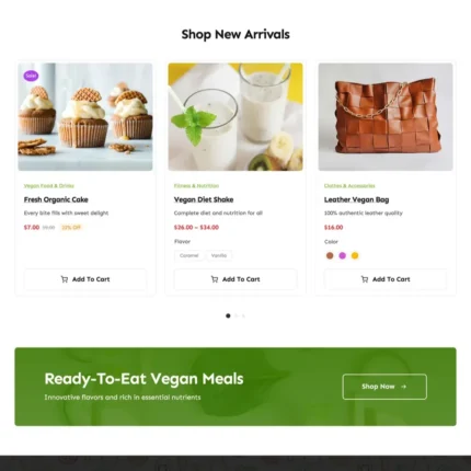 Vegan Store Website Design with Free VPS Web Hosting (1)