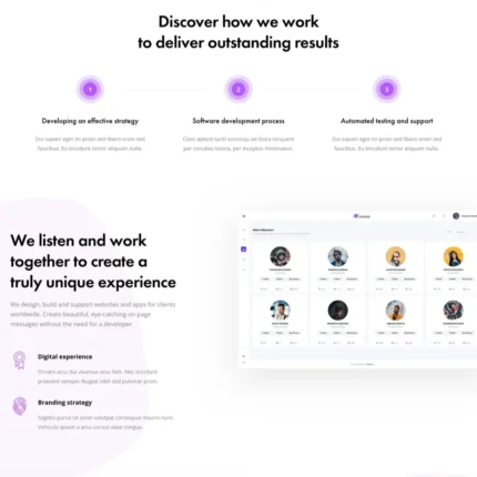 Digital Service Website Design with Free VPS Web Hosting