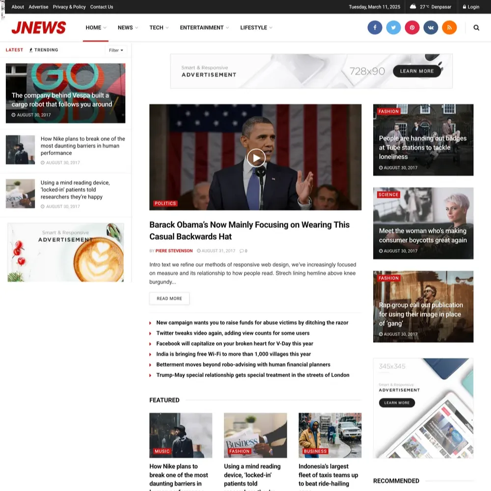 Global News Website Design with Free VPS Web Hosting (1) Global News Website Design with Free VPS Web Hosting