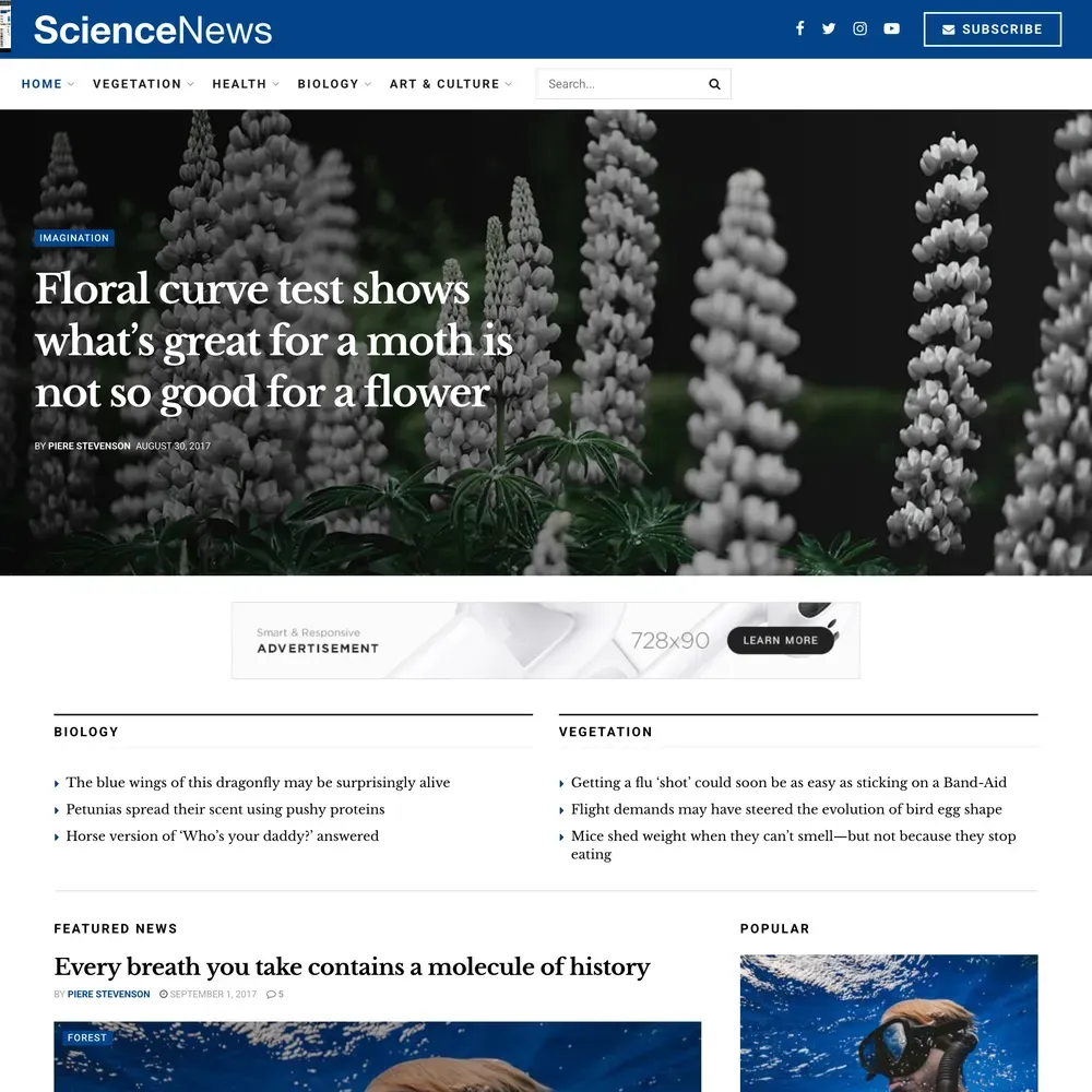 Science News Website Design with Free VPS Web Hosting (1) Science News Website Design with Free VPS Web Hosting