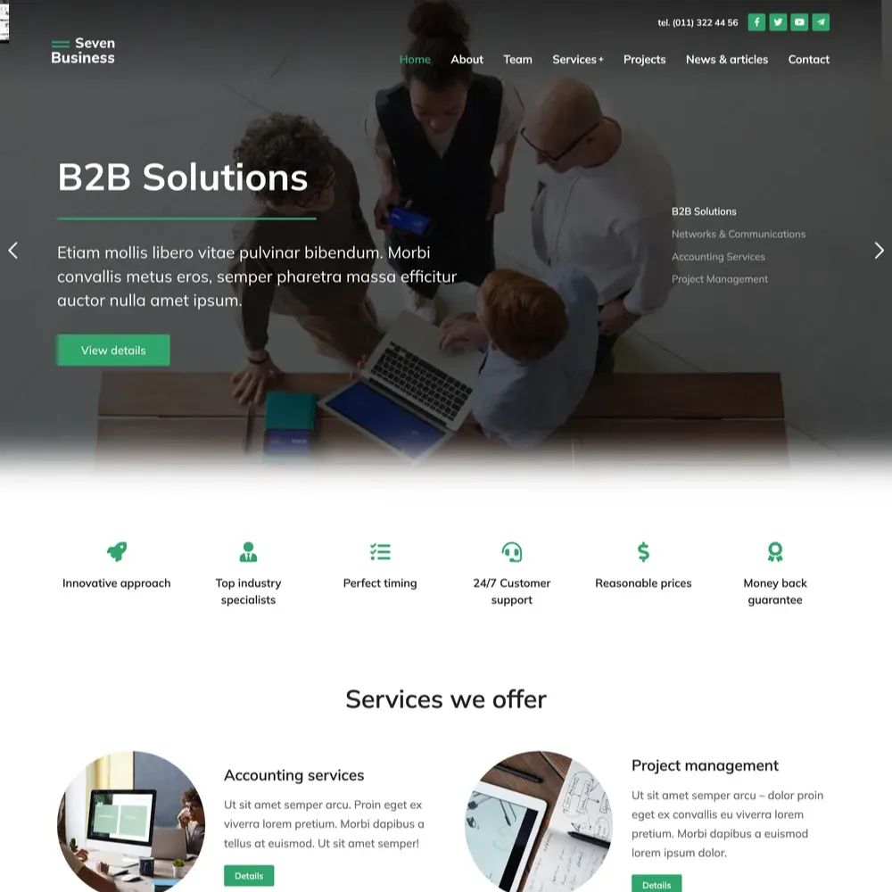 Business Solutions Website Design with Free VPS Web Hosting (1) Business Solutions Website Design with Free VPS Web Hosting