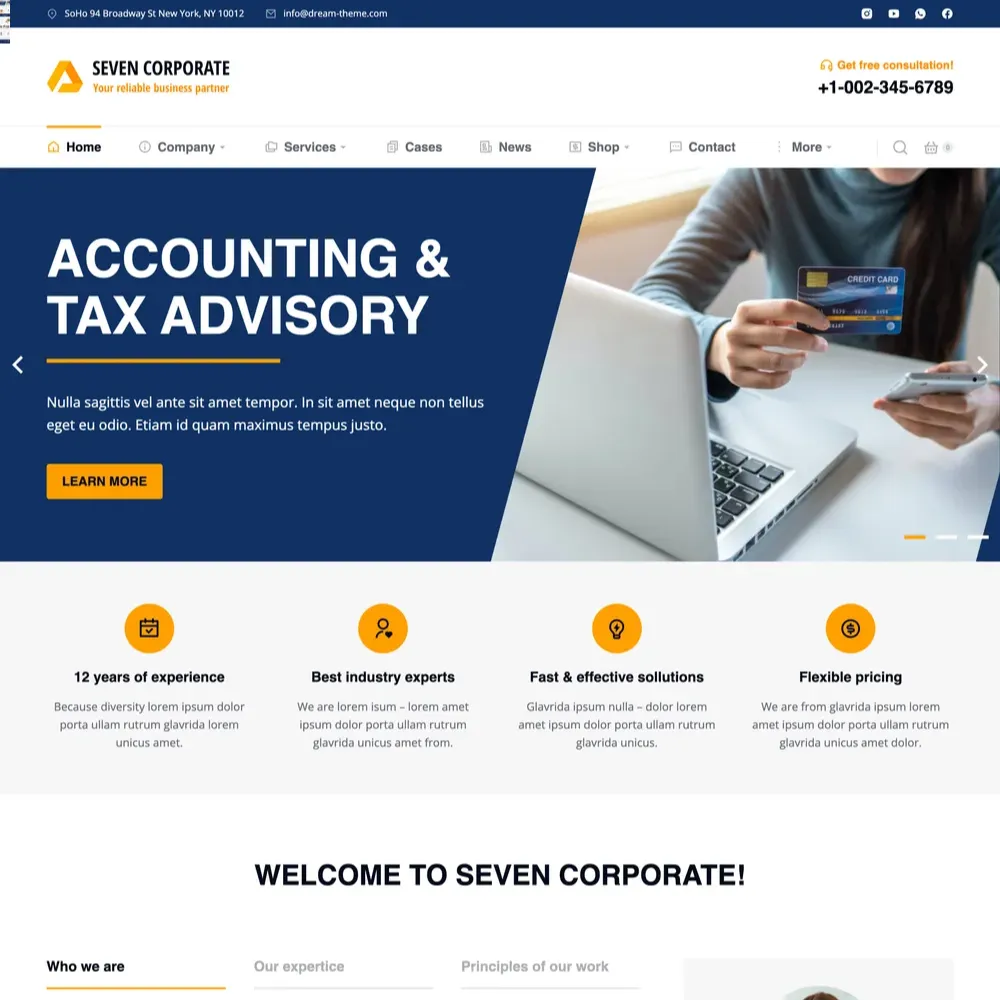 Corporate Business Website Design with Free VPS Web Hosting (1) Corporate Business Website Design with Free VPS Web Hosting