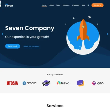 Digital Company Website Design with Free VPS Web Hosting