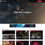 Video Magazine Website Design with Free VPS Web Hosting
