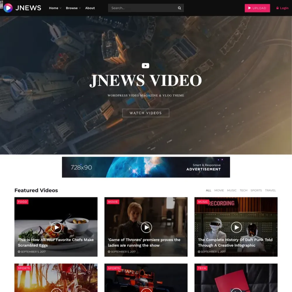 Video Magazine Website Design with Free VPS Web Hosting (1) Video Magazine Website Design with Free VPS Web Hosting