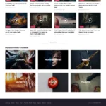 Video Magazine Website Design with Free VPS Web Hosting