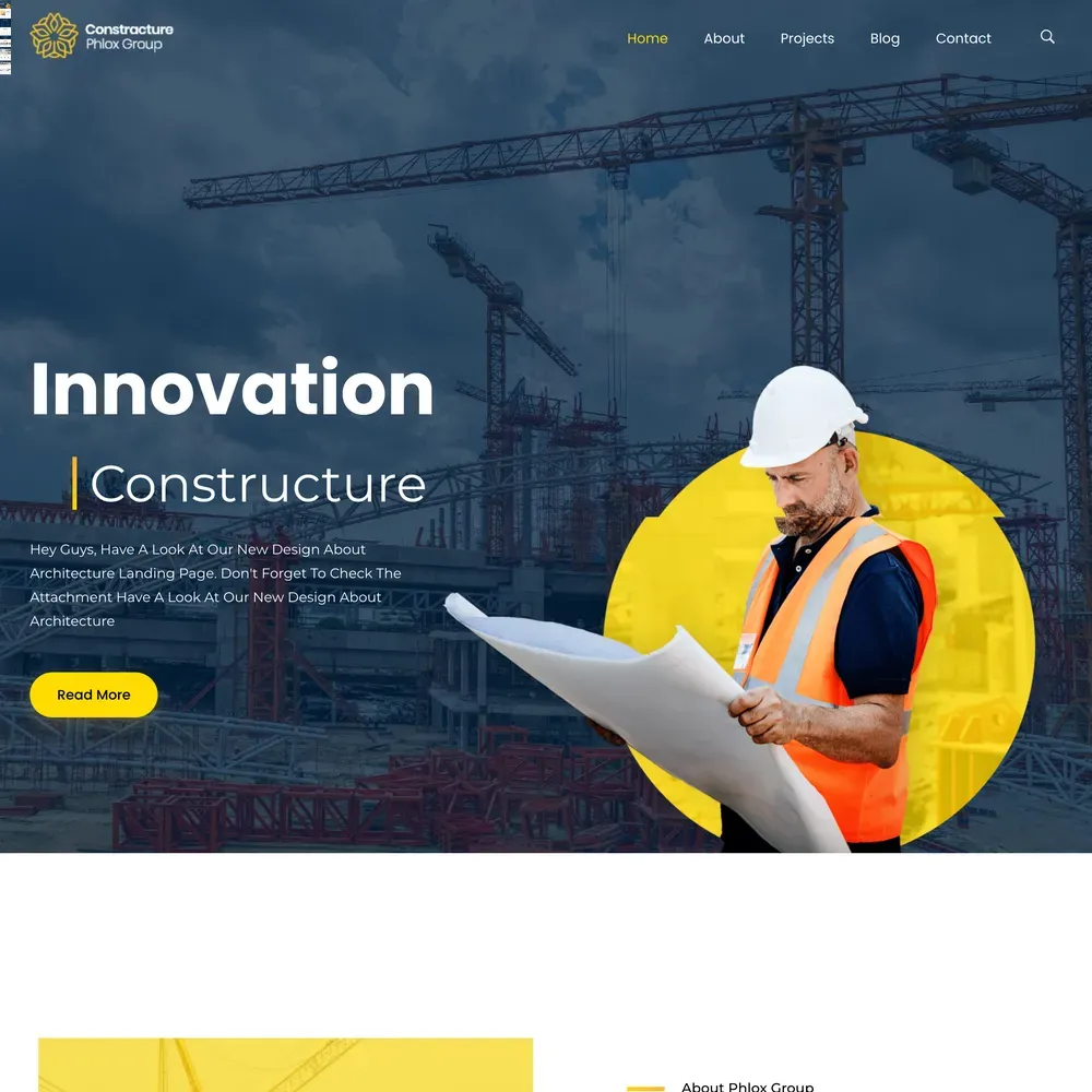 Construction Firm Website Design with Free VPS Web Hosting (1) Construction Firm Website Design with Free VPS Web Hosting