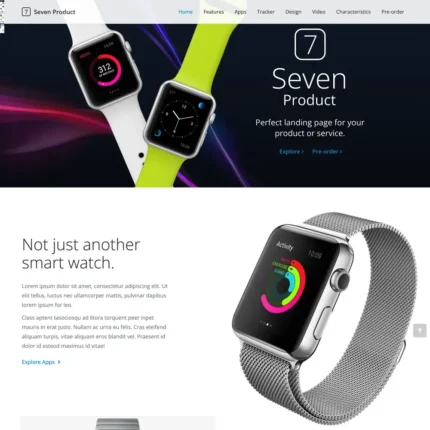 Landing Page Website Design with Free VPS Web Hosting