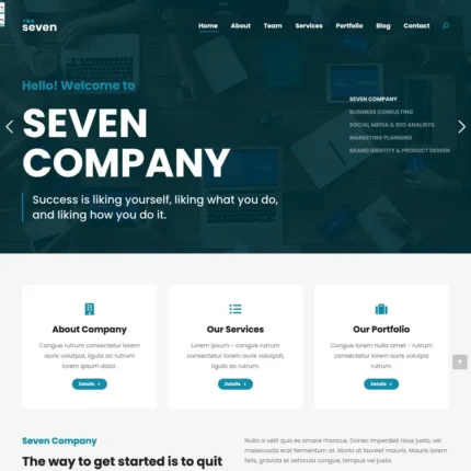 Online Company Website Design with Free VPS Web Hosting