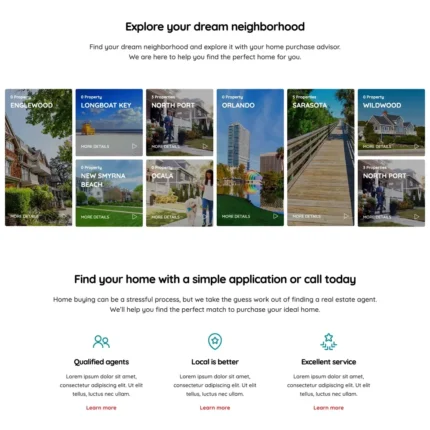 Property Company Website Design with Free VPS Web Hosting