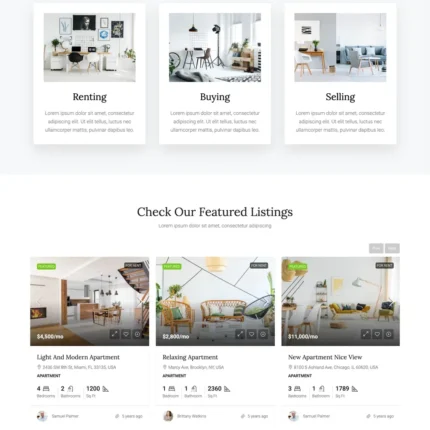 Realty Company Website Design with Free VPS Web Hosting
