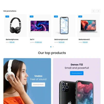 Smart Store Website Design with Free VPS Web Hosting