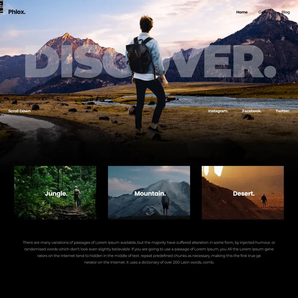 Adventure Website Design with Free VPS Web Hosting (1) Adventure Website Design with Free VPS Web Hosting