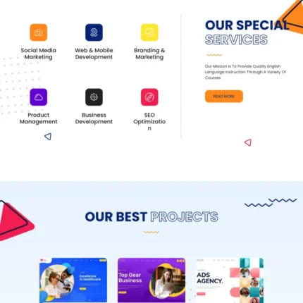 Branding Agency Website Design with Free VPS Web Hosting