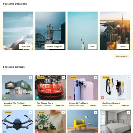Classified Ads Website Design with Free VPS Web Hosting