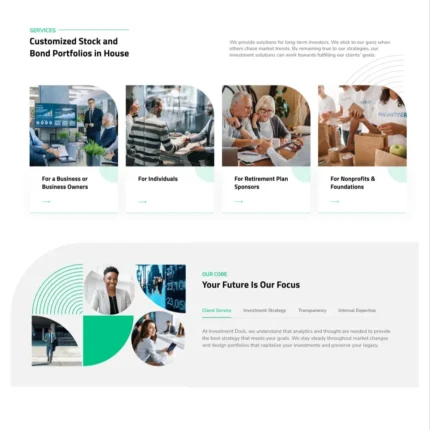 Investment Agency Website Design with Free VPS Web Hosting