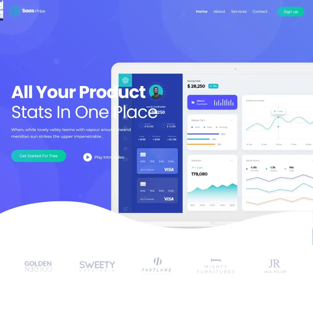 SaaS App Website Design with Free VPS Web Hosting (1) SaaS App Website Design with Free VPS Web Hosting