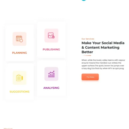 Social Agency Website Design with Free VPS Web Hosting