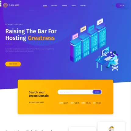 Web Hosting Service Website Design with Free VPS Web Hosting