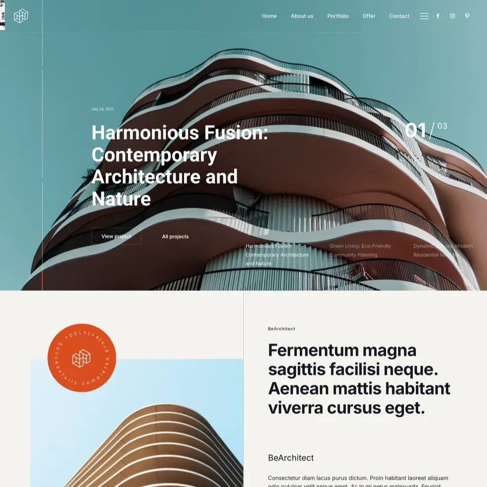 Architect Website Design with Free Web Hosting (1) Architect Website Design with Free Web Hosting