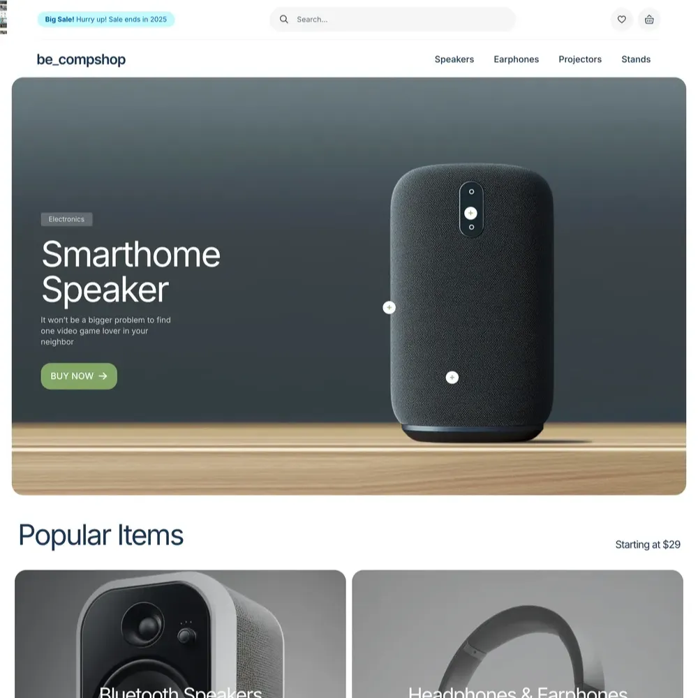 Speaker Shop Website Design with Free Web Hosting (1) Speaker Shop Website Design with Free Web Hosting