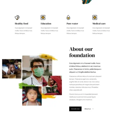 Welfare organization Website Design with Free Web Hosting