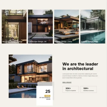 Architecture Studio Website Design with Free Web Hosting